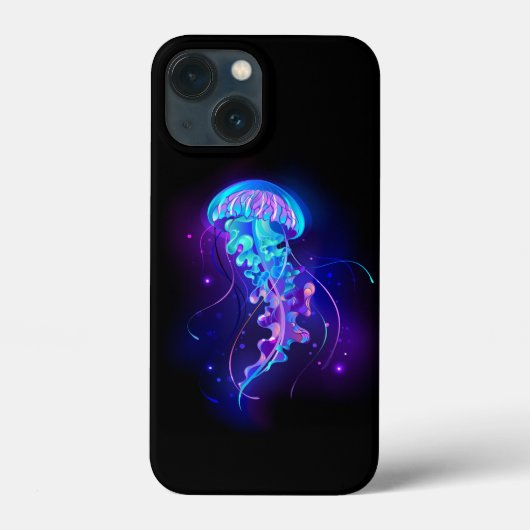 Kleurrijke gloeiende kwal Case-Mate iPhone case (Achterkant)