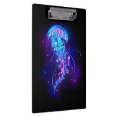 Kleurrijke gloeiende kwal klembord (Rechts)