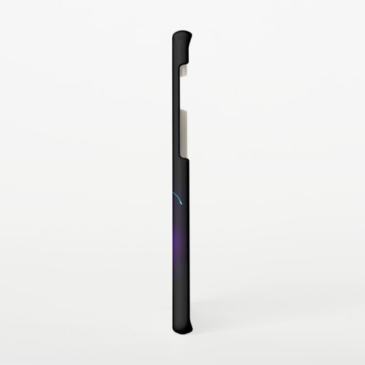 Kleurrijke gloeiende kwal samsung galaxy hoesje (Linkerkant)