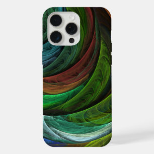 Kleurrijke glorie moderne abstracte kunstpatroon e iPhone 15 pro max case