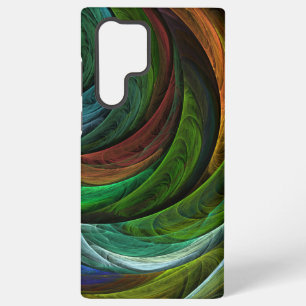 Kleurrijke glorie moderne abstracte kunstpatroon e samsung galaxy hoesje