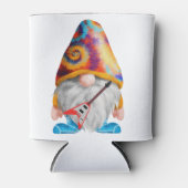 Kleurrijke Gnoom Gitaar Speler op een Blikjeskoeler (Voorkant)