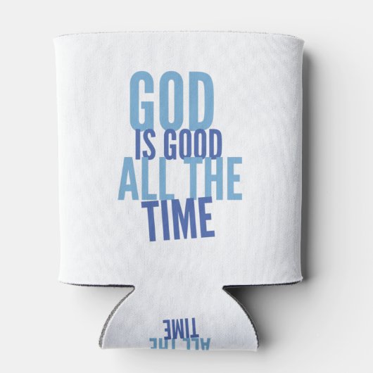 Kleurrijke God is altijd goed - Christelijk Blikjeskoeler (Achterkant)