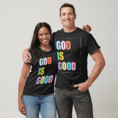 Kleurrijke God is goed T-shirt (Unisex)