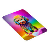 Kleurrijke Goldendoodle Magneet (Rechterzijde)