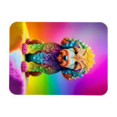 Kleurrijke Goldendoodle Magneet (Horizontaal)