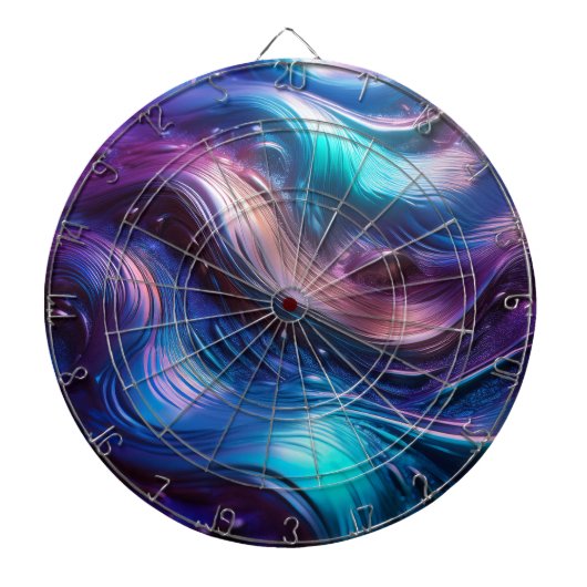 Kleurrijke Golf Dartbord (Voorkant)