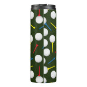 Kleurrijke Golf Patroon Monogram Thermosbeker (Achterkant)