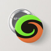 kleurrijke golf ronde button 5,7 cm (Voorkant /achterkant)