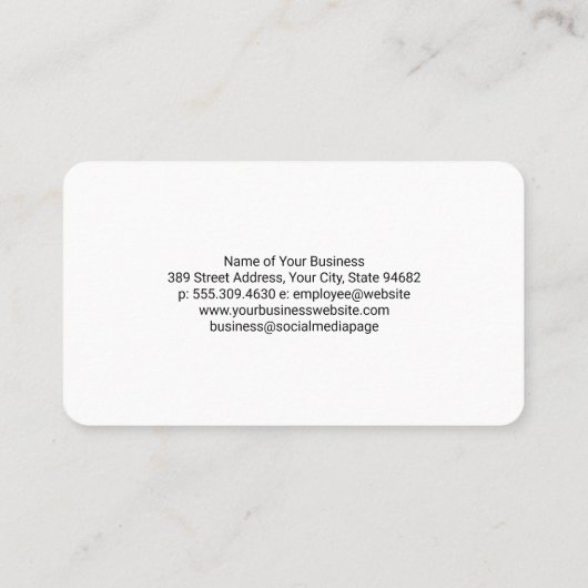 Kleurrijke golflijnen achtergrond visitekaartje (Achterkant)