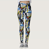 kleurrijke GolfT - shirts, Leggings (Voorkant)