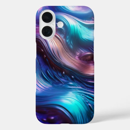 Kleurrijke Golven Case-Mate iPhone Case (Achterkant)