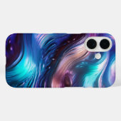 Kleurrijke Golven Case-Mate iPhone Case (Achterkant (horizontaal))