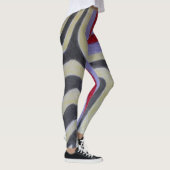 Kleurrijke golvende leggings (Rechts)