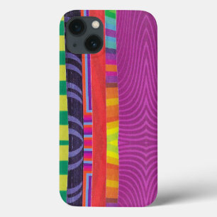 Kleurrijke golvende strepen Case-Mate iPhone case