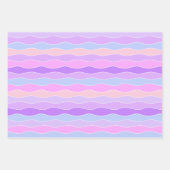 Kleurrijke golvende strepen inpakpapier vel (Voorkant 3)