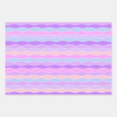 Kleurrijke golvende strepen inpakpapier vel (Voorkant 2)