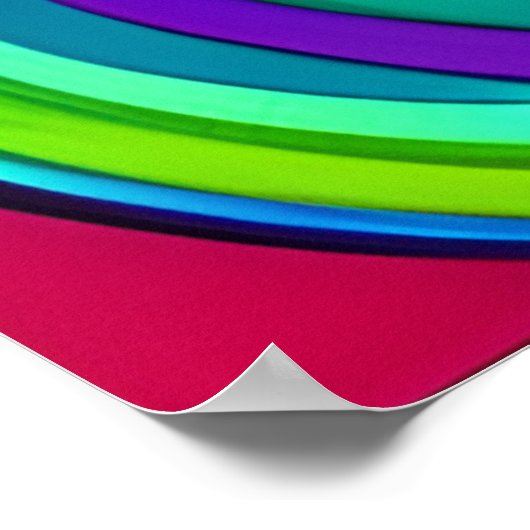 Kleurrijke Gorilla Mandala Uniek Interessant Poster (Hoek)