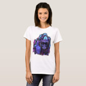 Kleurrijke gorilla t-shirt (Voorkant volledig)