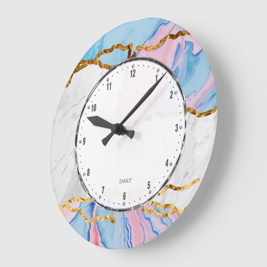 Kleurrijke goudaders grote klok (Hoek)