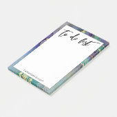 Kleurrijke gouden gemarmerde Abstracte kunst om te Post-it® Notes (Schuin)