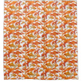 Kleurrijke goudvis douchegordijn (Voorkant)