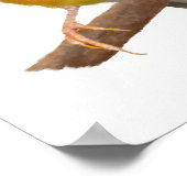 Kleurrijke Gouldian Finches in Pastels Poster (Hoek)