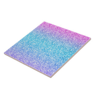 Kleurrijke Gradient Glitter Textuur Glitter Tegeltje