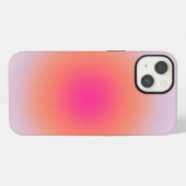 kleurrijke gradiënt iPhone hoesje (Achterkant horizontaal)