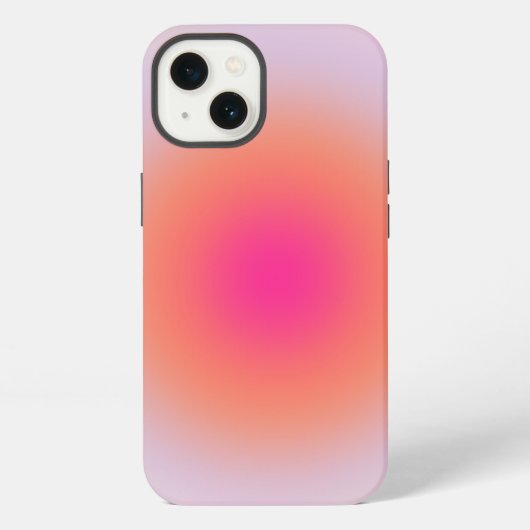 kleurrijke gradiënt iPhone hoesje (Achterkant)