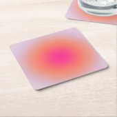 kleurrijke gradiënt kartonnen onderzetters (Schuin)