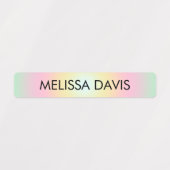 Kleurrijke gradiënt Kinder waterdichte labels (Design 1)