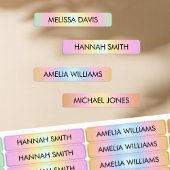 Kleurrijke gradiënt Kinder waterdichte labels