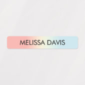 Kleurrijke gradiënt Kinder waterdichte labels (Design 1)