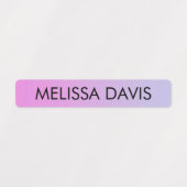 Kleurrijke gradiënt Kinder waterdichte labels (Design 1)