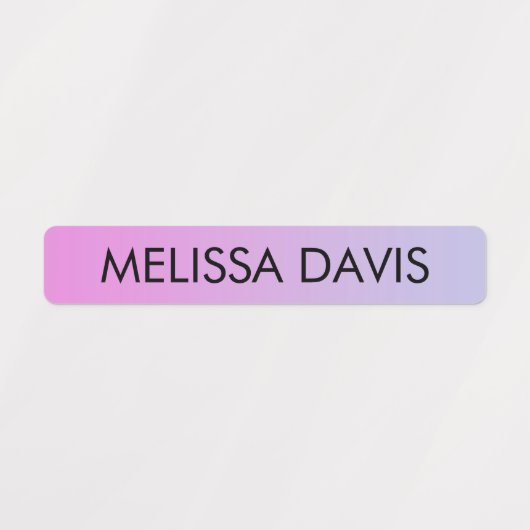 Kleurrijke gradiënt Kinder waterdichte labels (Design 1)