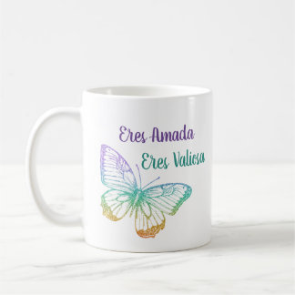 Kleurrijke Gradient Leuke Vlinder Christelijk Koffiemok