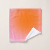 Kleurrijke gradiënt Lime Groen Roze Sinaasappel Bad Handdoek (Wasdoekje)