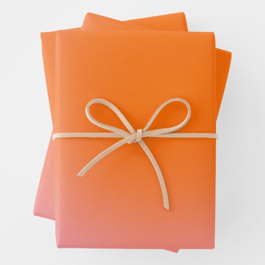 Kleurrijke gradiënt Lime Groen Roze Sinaasappel Inpakpapier Vel (In situ)