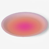  kleurrijke gradiënt papieren bordje (Gekanteld)