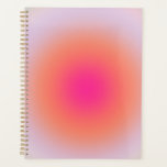 kleurrijke gradiënt planner<br><div class="desc">Verloopontwerp - aura - effect - groen,  Lila,  Oranje en roze ombre.</div>