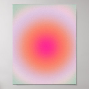 kleurrijke gradiënt poster