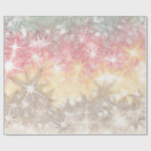 Kleurrijke Gradient Sparkle Feestelijke Vakantie G Cadeaupapier (Vlak)