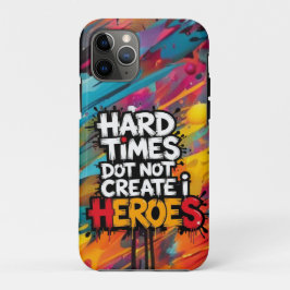 Kleurrijke Gradiënt Typografische Create Helden  Case-Mate iPhone Case