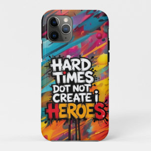 Kleurrijke Gradiënt Typografische Create Helden Case-Mate iPhone Case