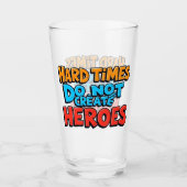 Kleurrijke Gradiënt Typografische Create Helden Glas (Voorkant)