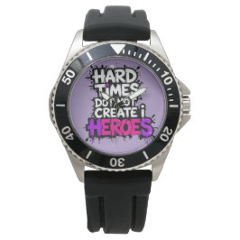 Kleurrijke Gradiënt Typografische Create Helden Horloge
