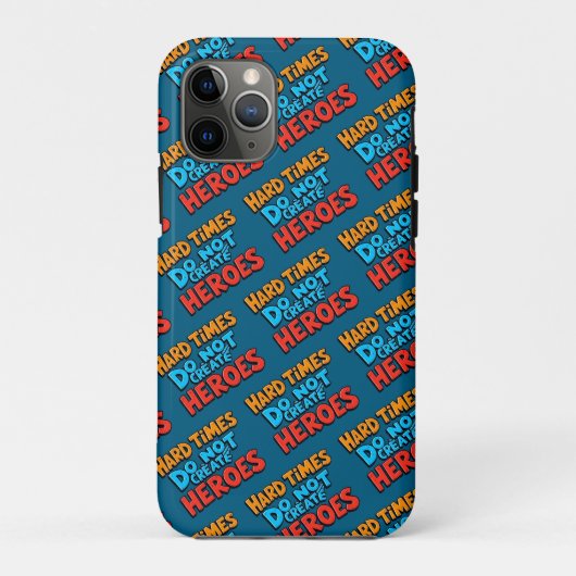 Kleurrijke Gradiënt Typografische Create Heroes  Case-Mate iPhone Case (Achterkant)