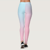 Kleurrijke gradiënt van de Waterverf Gepersonalise Leggings (Achterkant)