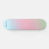 Kleurrijke gradiënt van de Waterverf Gepersonalise Persoonlijk Skateboard (Horizontaal)